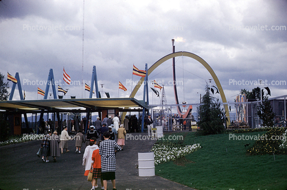 Arch, Park Entrance, Portland Oregon, June 1959, 1950s
