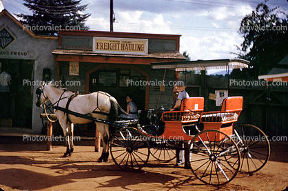 Old West, Carriage, Storyland Village, Frontiertown, 1950s