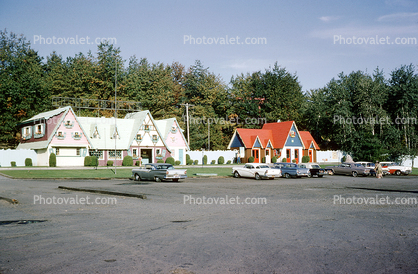 Land of Make Believe Park, Parking Lot, Cars, October 1964, 1960s