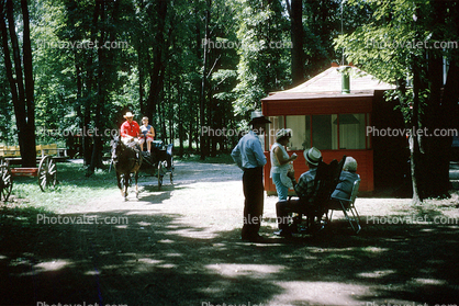 Story Book Forest, horse and bugg, Ligonier Pennsylvaniay, May 1964, 1960s