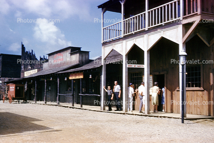 Old Time Western Town, Ghost Town In The Sky, Maggie Valley, western North Carolina, July 1961, 1960s