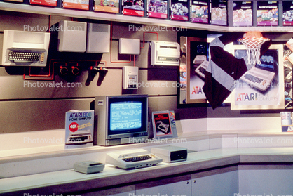 Atari Video Games, Home Computers, Store, 1980s