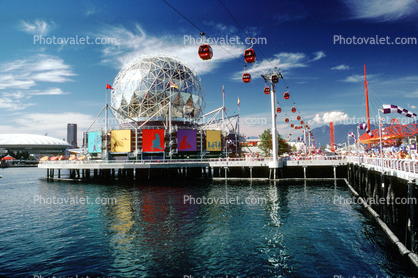 Geodesic Dome, Expo-86, (1986 World Exposition), Vancouver, 1980s