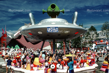Flying Saucer Water park, UFO, Expo-86, (1986 World Exposition), Vancouver, 1980s