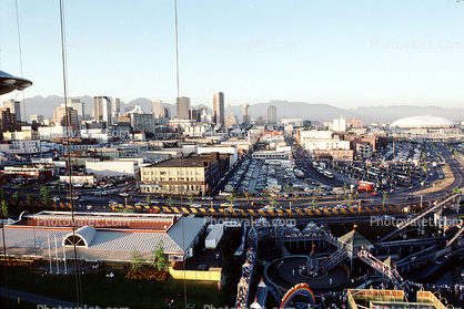 Skyline, Expo-86, (1986 World Exposition), Vancouver, 1980s