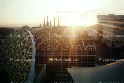 Sunset over The Universal Exposition of Seville, Expo-92, 1992