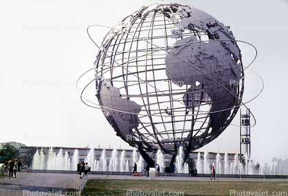 Unisphere, Flushing Meadows, Corona Park, Queens borough, Earth, Globe, 1964, 1960s
