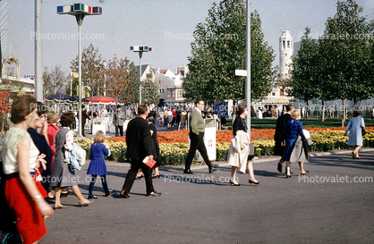 Crowds, New York World's Fair, 1964, 1960s
