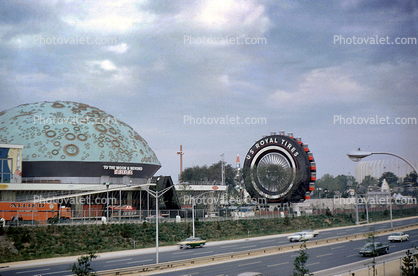 Moon Dome, U.S. Royal Tires, Travel and Transportation building, Ferris Wheel, 1964, 1960s