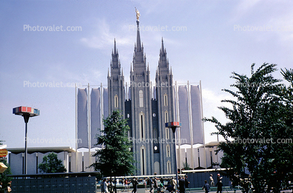 Mormon Temple Pavilion, Three Towers, Utah, New York Worlds Fair, 1964, 1960s