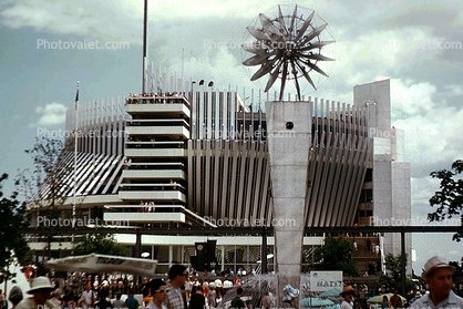 France Pavilion, French, Montreal Expo, Expo-67, 1967, 1960s