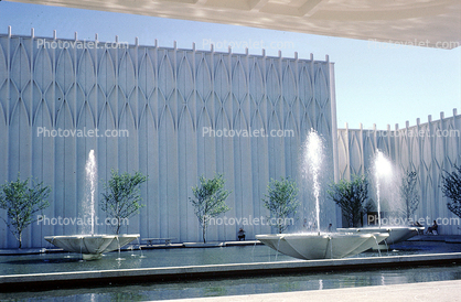 Water Fountain, Science Building, Aquatics, Seattle World's Fair, 1962, 1960s