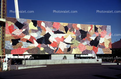 Paul Horiuchi Mural, Venetian glass tiles, Seattle World's Fair, 1962, 1960s