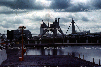Nigel Calder Stabile, International Nickel Plaza, Montreal Worlds Fair, Expo-67, Montreal, Canada, 1967, 1960s