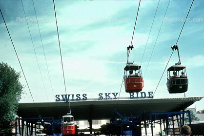 Swiss Sky Ride, New York Worlds Fair, 1964, 1960s