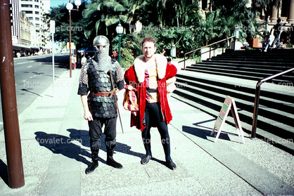 Chain Mail, Costume, Expo '88, (World Expo '88), Brisbane, Australia, 1988, 1980s