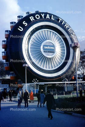 U.S. Royal Tires Pavilion, New York Worlds Fair, 1964, 1960s