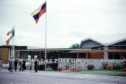 Venezuela Pavilion, Venezuelen, Brussels, Belgium, 1958, 1950s