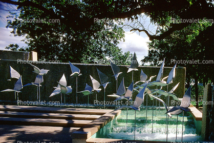 USA Pavilion, Birds by William Bristow, HemisFair '68, San Antonio, USA, 1968, 1960s