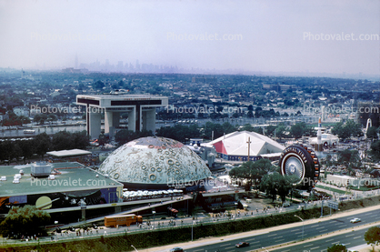 Tire, Moon Dome, helicopter, pavilions, buildings, Travel and Transportation building, 1964, 1960s