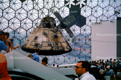 Apollo Space Capsule, United States Pavilion, Geodesic Dome