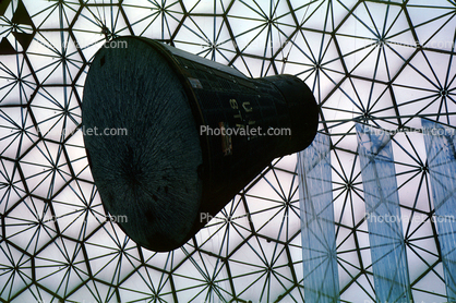 Gemini Space Capsule, United States Pavilion, Geodesic Dome