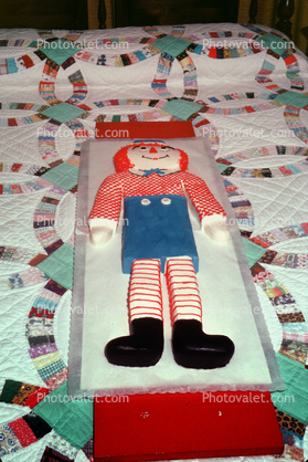 Raggedy Andy Cake with Candles