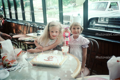 Girl with a Birthday Cake, 1970s
