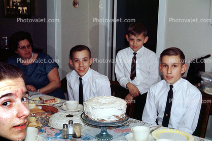 Boys, Ties, Cake, 1966, 1960s