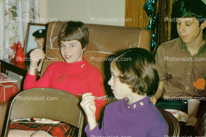 Girls, Forks, chairs, March 1972, 1970s