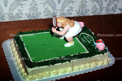 Tennis Star Cake for Rita
