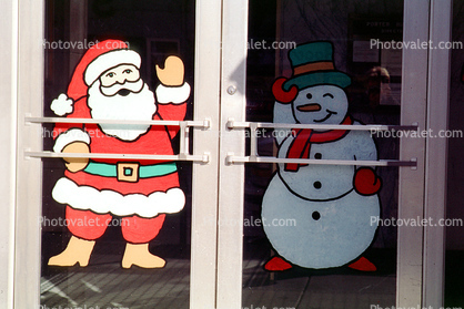 Santa Claus, snowman