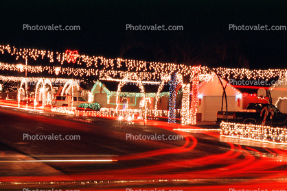 Christmas Lights, decoration, frontyard, house, home, Nipomo
