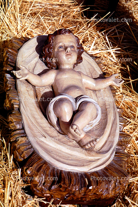 Nativity Scene, Baby Jesus, crib