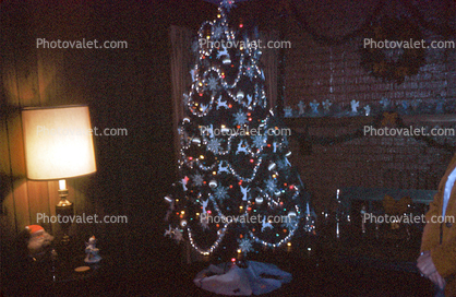 Tree, lamp, Decorations, Ornaments, 1940s