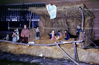 Nativity Scene, Boy, Angel, 1950s