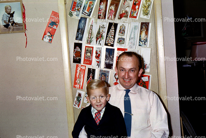 Father and Son, Cards, 1950s