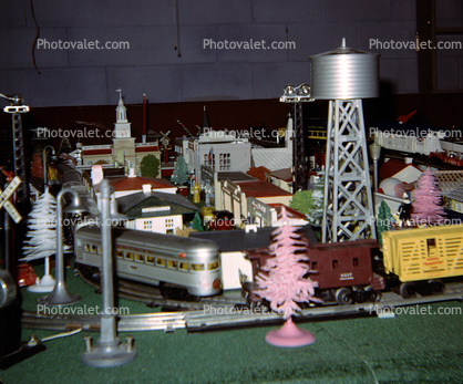 Train Set, Lionel, Water Tower, 1950s