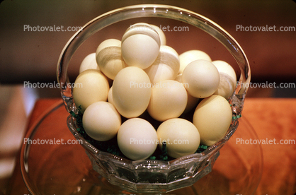 Yellow Easter Eggs, Basket