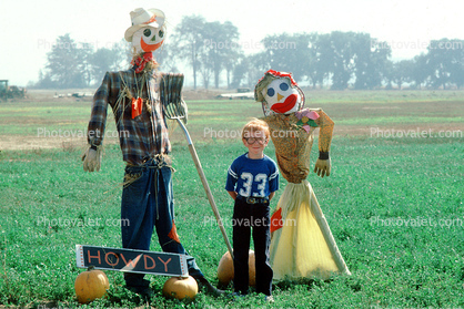 Scarecrow, Male, Female, Howdy, Fields