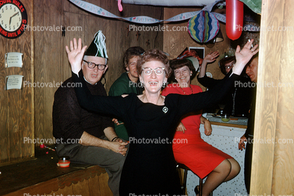 Funny Lady with Glasses, Woman, Funny, 1966, 1960s