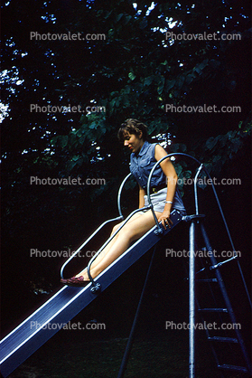 Slide, Girl, July 26, 1956, 1950s