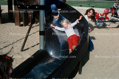 slide, Moorpark, California, 1970s, 4 November 1979