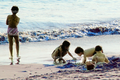 Beach, sand, water, Yelapa, Mexico