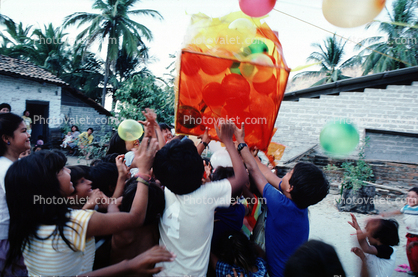 Pi?ata, Pinata, Balloons, Elementary School, Yelapa, Mexico