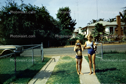 Girls, friends, 1960s