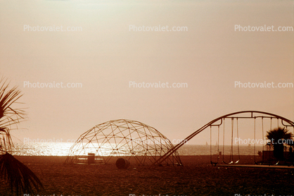 Geodesic Dome playground, Venice Beach, California
