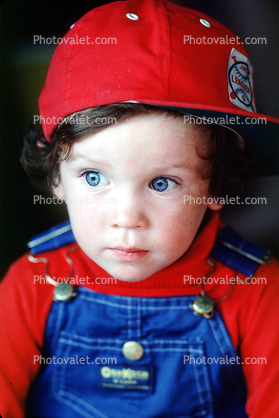 Boy, Male, Guy, hat, overalls