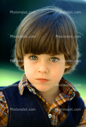 Boy With and Intense Stare