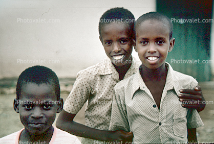 Three Boys, Smiles, Somalia
